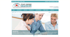 Desktop Screenshot of peacebridgehealthcare.com